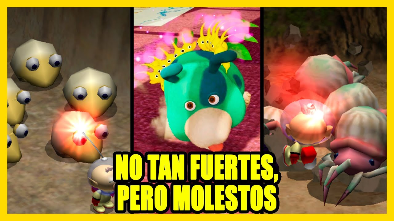 Los enemigos más molestos en Pikmin