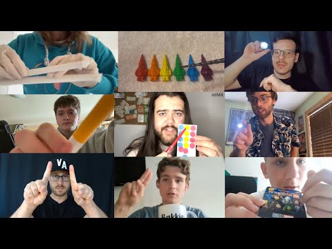 ASMR | WORLD 1 MINUTE CRANIAL NERVE EXAM COLLAB !