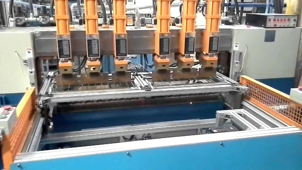 Golden SpotMultiheads Spot welder with Auto worktable YouTube