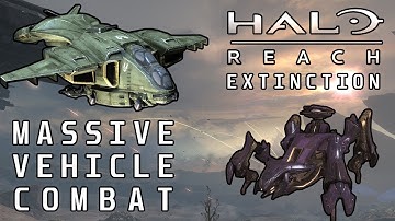Halo Reach Extinction has drivable Scarabs, Pelicans, Longswords, and more!