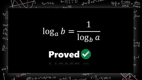 loga(b) = 1/logb(a) Proved✅ | #logarithm #log #proved #mathematics