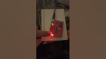 Blinking LED with button in MSP430G2553 🤖🎛️  #embeddedsystems #msp430 #texasinstruments