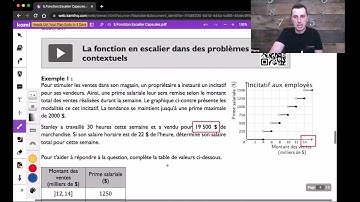 Secondaire 4 - La fonction en escalier