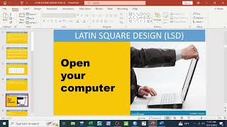 Latin square design (LSD) using spss