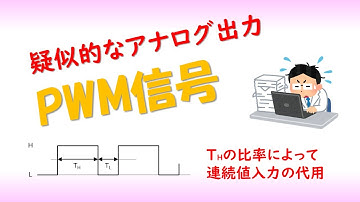 PWM信号によるアナログ出力（PWMの原理）