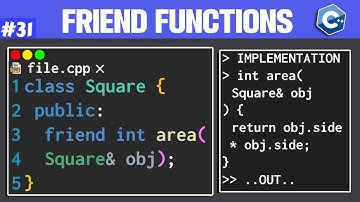 Friend Functions in C++ OOP