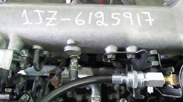 JDM Toyota 1JZ GTE VVti Front Sump Engine Compression Test @ JDM Nagoya Auto Parts