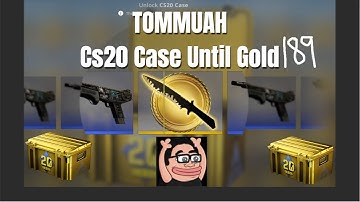 Cs20 Case Until Gold [189] #cs2 #tommuah #gaming #caseopening #csgo #csgocase
