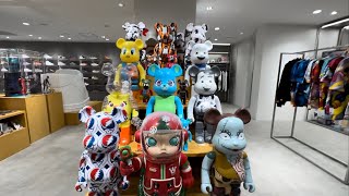 Shibuya Parco: Tokyo 2G (Bearbricks), Nintendo Store, Bait, and Pop Mart walkthrough in Tokyo.