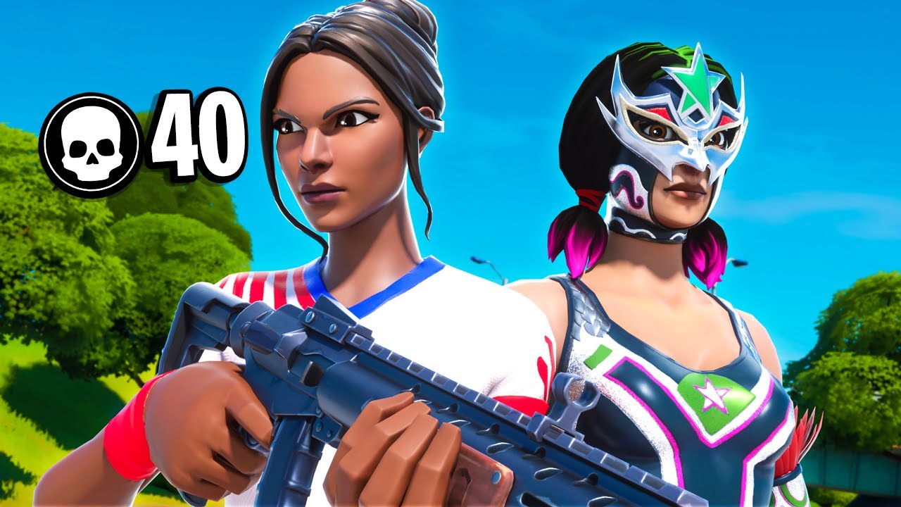 40 Kill Duo Squad Chapter 2 Fortnite Youtube