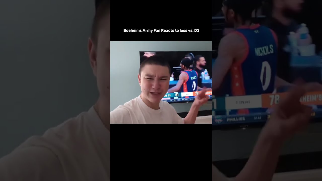 Boeheim S Army Fan Reacts To Loss Vs We Are D3 Game Winner 2025 TBT Collegebasketball Tbt
