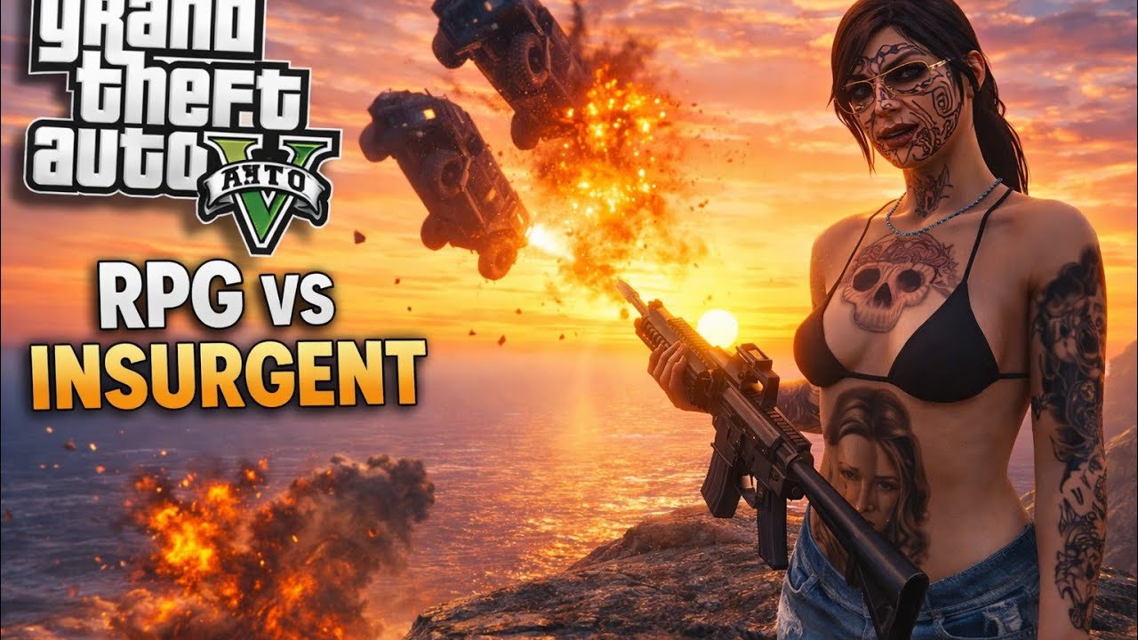 Rpg vs insrugent - gta 5