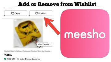 How to Add or Remove products from Wishlist on Meesho app | Techno Logic | 2021