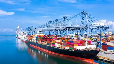 Top  Biggest Container Ships Floating on Waves in Ocean