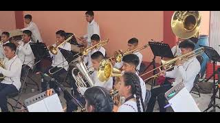 Banda Santiago Zacatepec Mixe en San Bartolomé Zoogocho  Agosto 2023