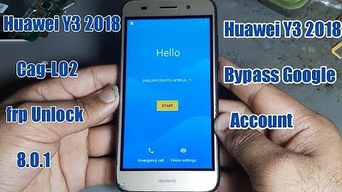 FRP BYPASS HUAWEI Y3 2018 CAG-L02 WITHOUT PC