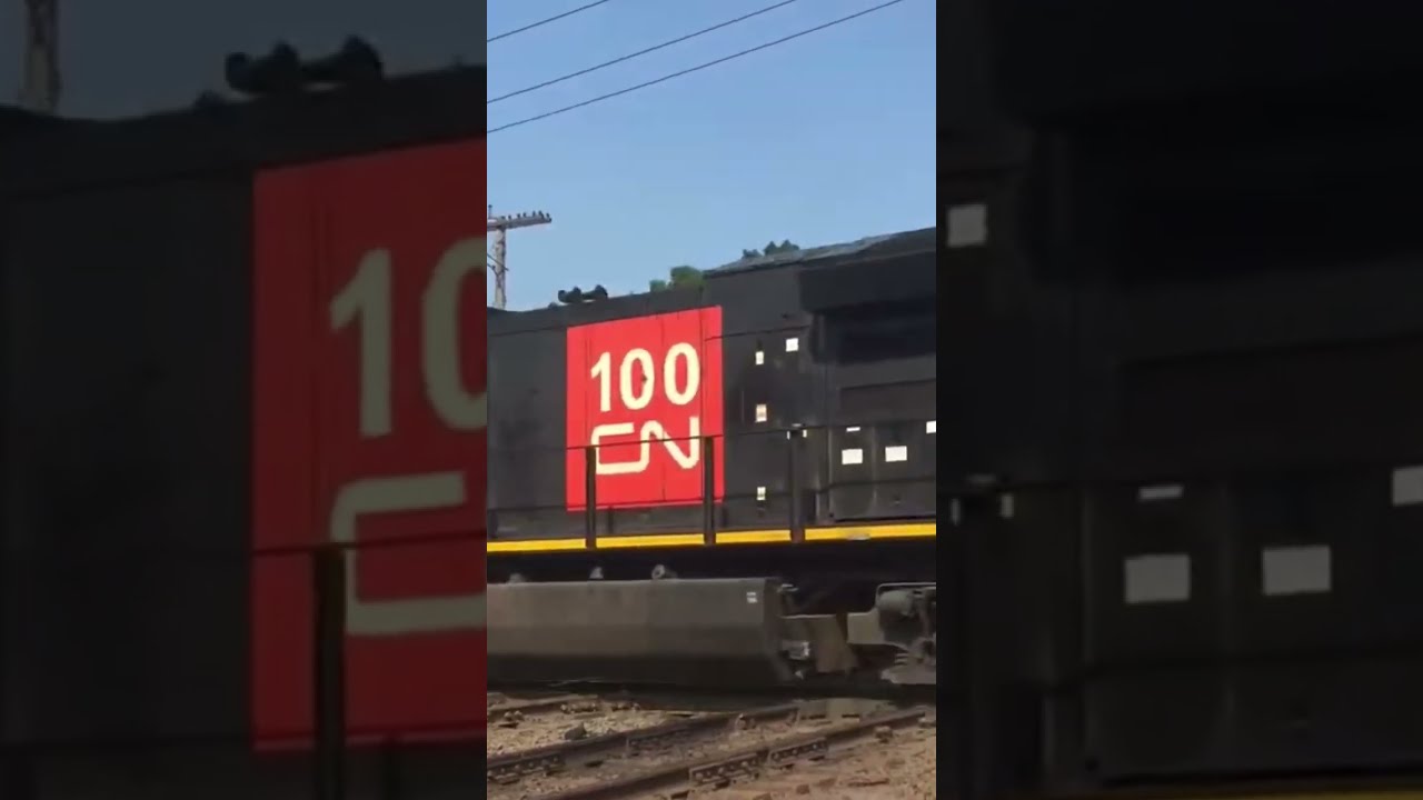 CN 100th Anniversary Engine In West Chicago