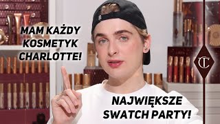 NAJWIĘKSZY przegląd Charlotte Tilbury na Polskim YouTube! SWATCH PARTY - każdy kosmetyk!