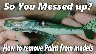 Removing Acrylic Paint from Plastic Models