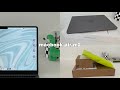 m2 macbook air (space grey) unboxing 💻 setup + customization