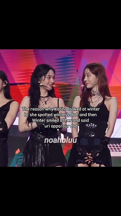 karina call winter's dad 'appa' and winter call karina's mom 'eomma' 😳🥰#winter#karina#winrina#aespa