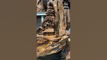 Tiểu cảnh gỗ trắc liền khối #tiểu_cảnh_gỗ_trắc #tượng_gỗ_trắc_thu_hiền