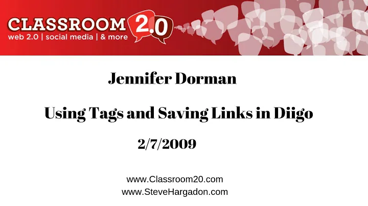 Jennifer Dorman: Using Tags and Saving Links in Di...