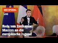 Livestreamdas sagt emmanuel macron vor der dresdner frauenkirche  auf deutsch  der spiegel