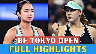 Alex Eala vs Mirra Andreeva Tennis Highlights Today - Before Tokyo Open 2026