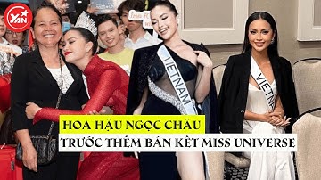 Ngọc Châu trước thềm bán kết Miss Universe 2022: Diện "áo vía" của mẹ thi phỏng vấn, bị CĐM góp ý