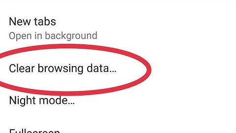 How To Clear Browsing Data in Opera Mini