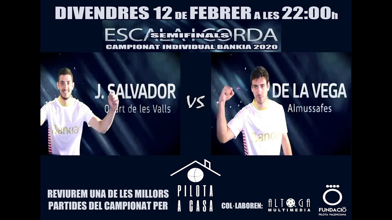 Semifinal Individual Bankia d'EiC - Trofeu President GVA 2020