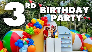 Splish, Splash, Celebrate: Boys' Beach Ball Pool Party for their 3rd Birthday!