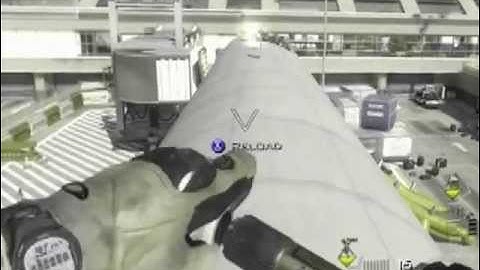MW3 terminal glitch on top of plane