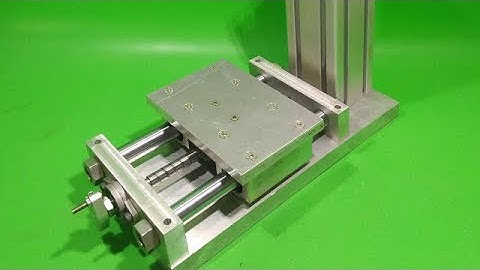 Homemade XY Slide Axis Motion DIY Mini Milling CNC Machine  #diy #homemade #3dprinter