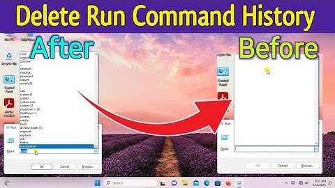 How to Delete Run History ? | Delete Run Command History On Windows 11