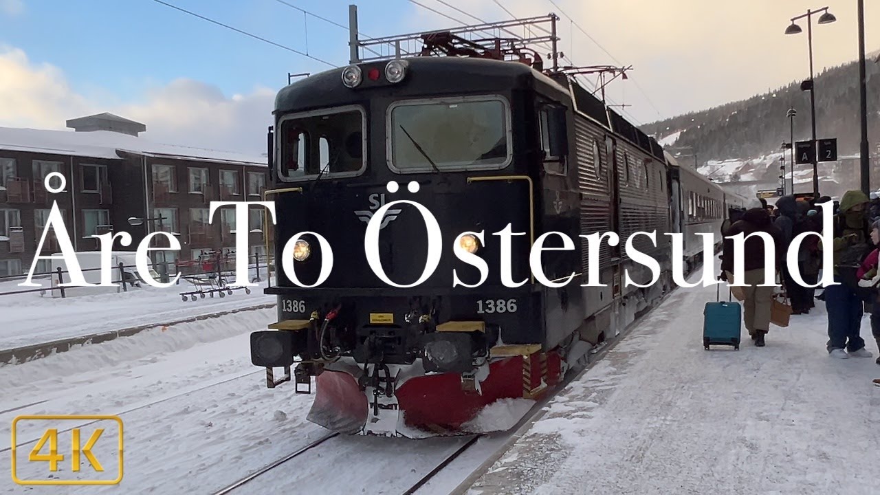 Full Train Journey From Åre To Östersund in Sweden 🇸🇪