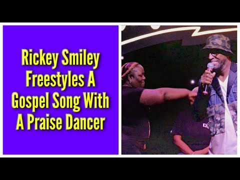 My Freestyle Gospel Song With A Praise Dancer | Rickey Smiley Karaoke Night