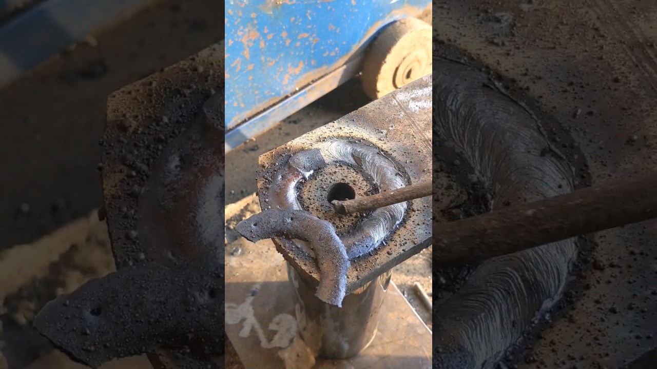 new circle welding method of Pakistani welder 