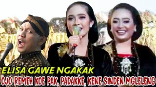 Lucu !! Elisa pancen petuk, musuh Pak Seno. Ojo remeh koe pak, padakke, kene ki sinden ngleleng 😂