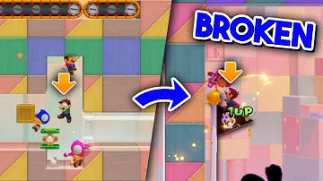 This PUZZLE Level Completely BROKE in Versus Mode (Super Mario Maker 2 Multiplayer)