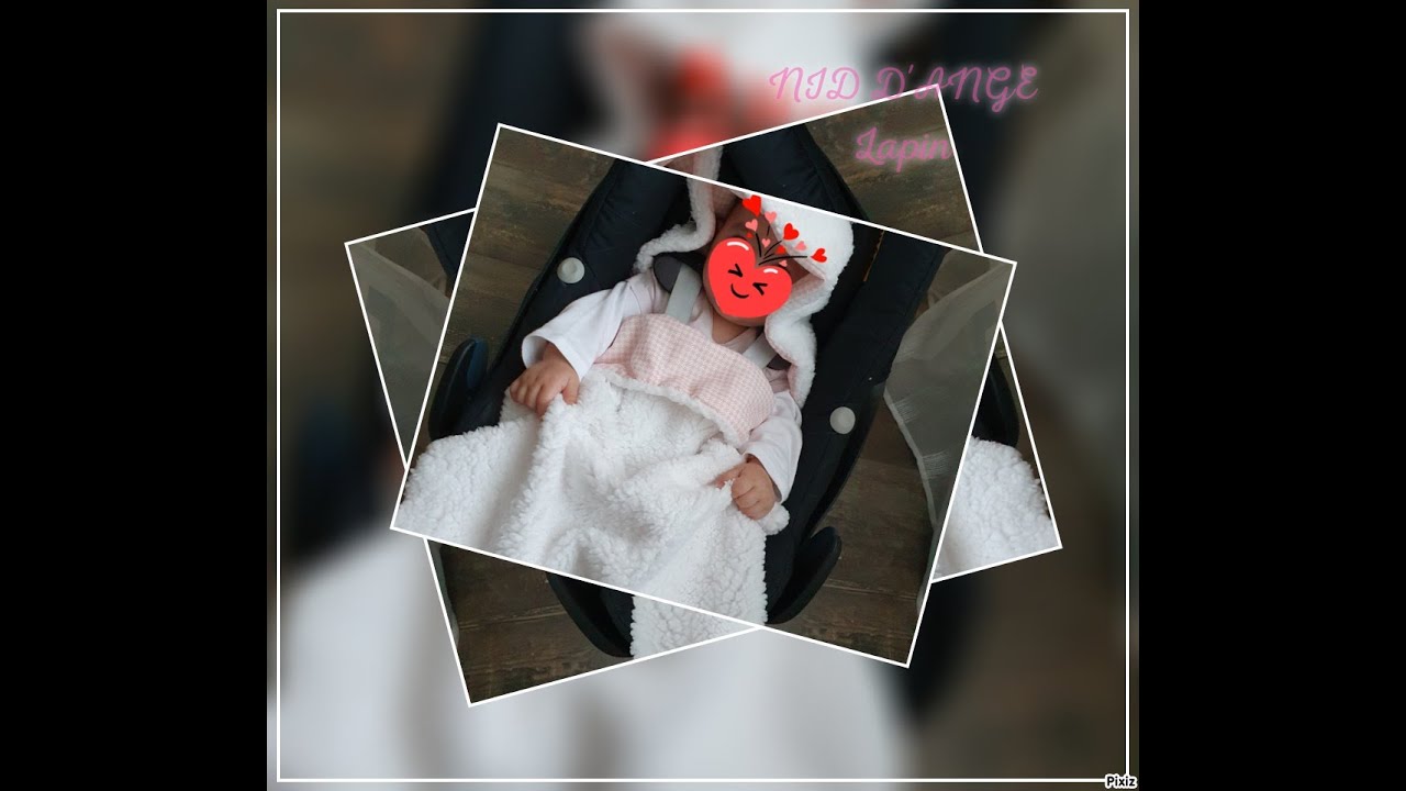 TUTO NID D'ANGE LAPIN Cosy/Poussette