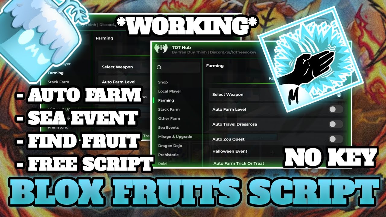 [🌊] Blox Fruit Script *WORKING* - Auto Farm, Sea Event, Auto Leviathan & More!