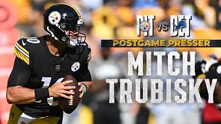 Mitch Trubisky On The Steelers 19-9 Preseason Win Over The Detroit Lions Pittsburgh Steelers