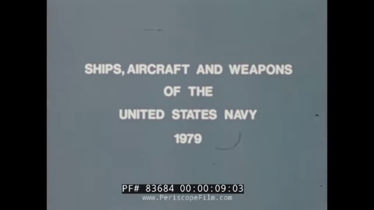 SHIPS OF THE UNITED STATES NAVY FLEET 1979 FOOTAGE REEL 83684