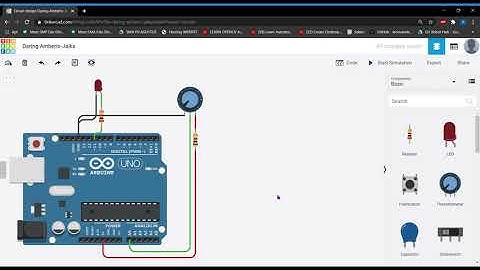 Tinkercad Arduino Potensiometer