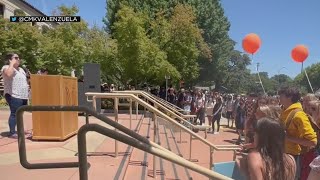 C.K. McClatchy High School Students Walk Out Of School To Protest Gun Violence