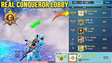 The Real Conqueror Lobby 😱 - SAMSUNG A3,A5,A7,J2,J5, J7,S5,S6,S7,S9,A10, A20,A30,A50,A70