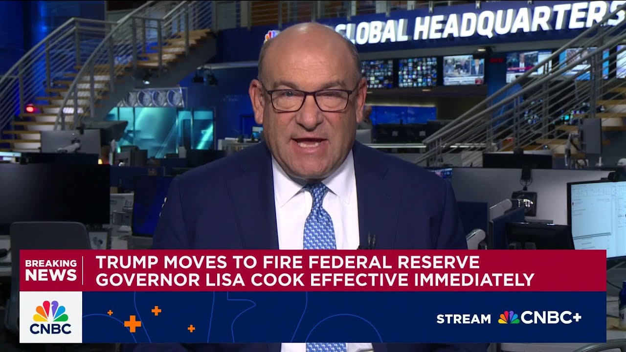 Trump tells Fed’s Lisa Cook she’s fired; she says ‘he has no authority to do so’