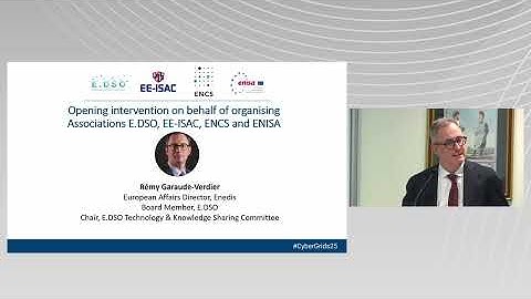 8th E.DSO EE-ISAC ENCS ENISA Cybersercurity Forum Part I
